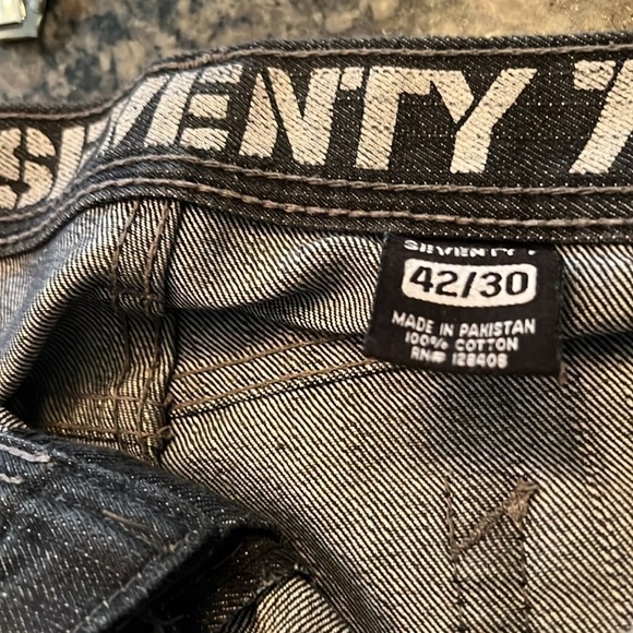Seventy 7 men’s denim jeans 42/30 - Picture 6 of 7